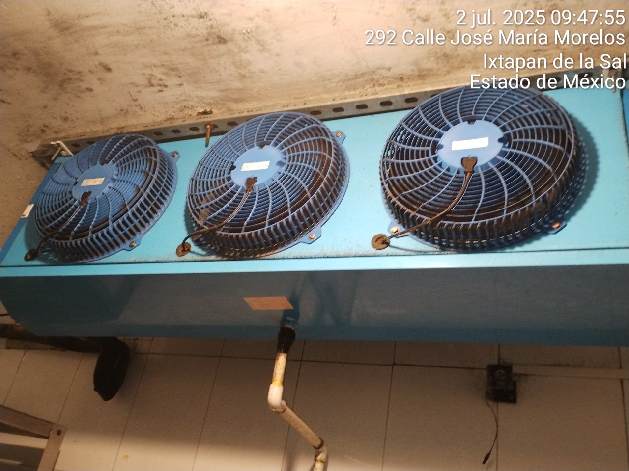Equipo de refrigeración con ventiladores