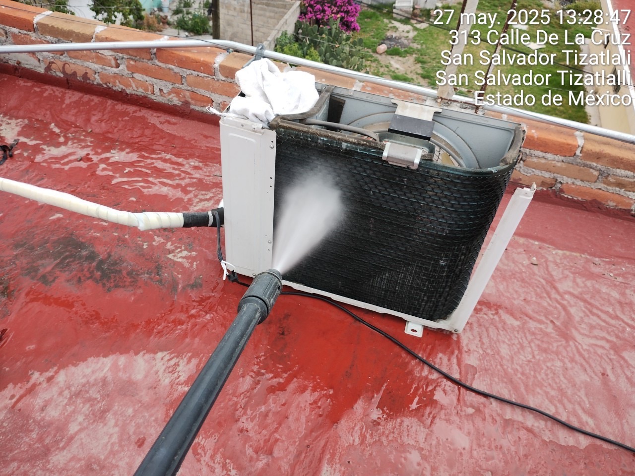 Limpieza de equipo exterior